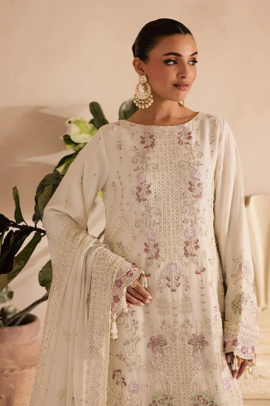 EMAN ADEEL Chiffon Heavy Embroidered 3-Pcs